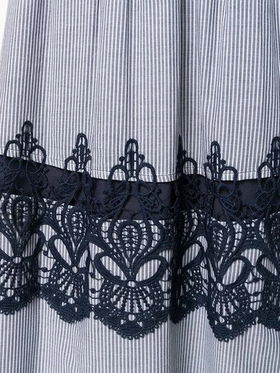 Shop Steffen Schraut Striped Skirt - Blue