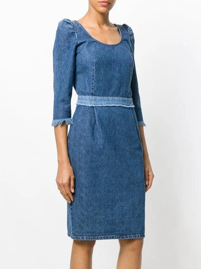 Shop Diesel De-joy Dress - Blue