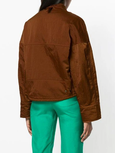 Shop Christian Wijnants Zipped Bomber Jacket