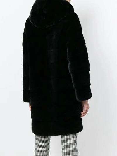 Shop Liska Damiana Coat In Black