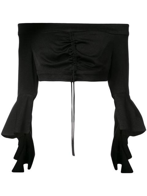 cascade frill top