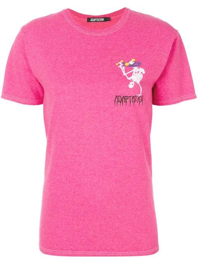 Shop Adaptation Logo Print T-shirt In Pink
