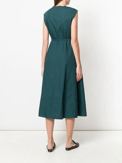 Shop Lemaire Sleeveless Midi Dress - Green