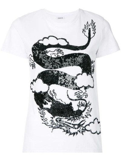 Shop P.a.r.o.s.h. Comodo Dragon T-shirt - White