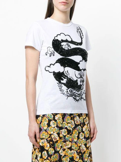 Shop P.a.r.o.s.h. Comodo Dragon T-shirt - White