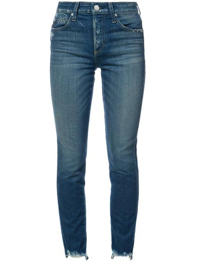 Shop Amo Skinny Cropped High-waisted Jeans