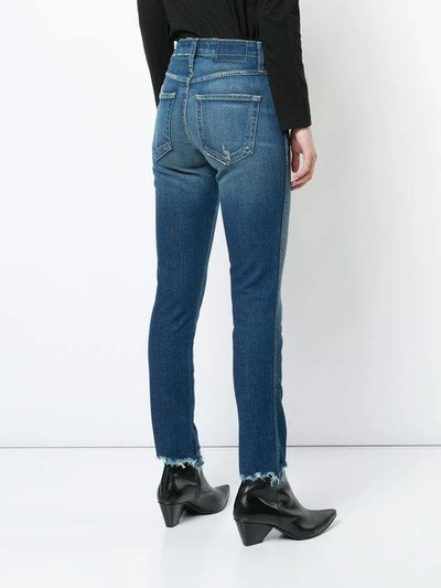 Shop Amo Skinny Cropped High-waisted Jeans