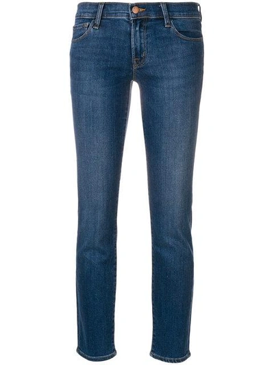 Shop J Brand Hipster Low Rise Jeans - Blue