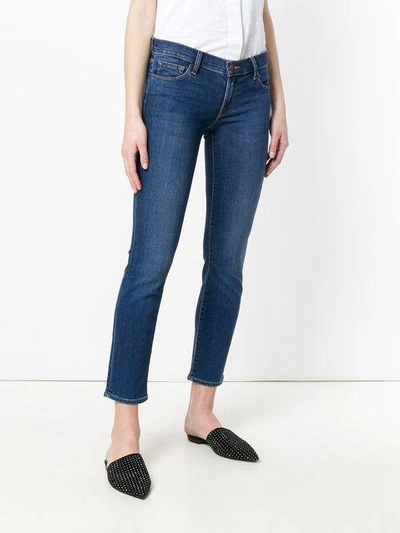 Shop J Brand Hipster Low Rise Jeans - Blue