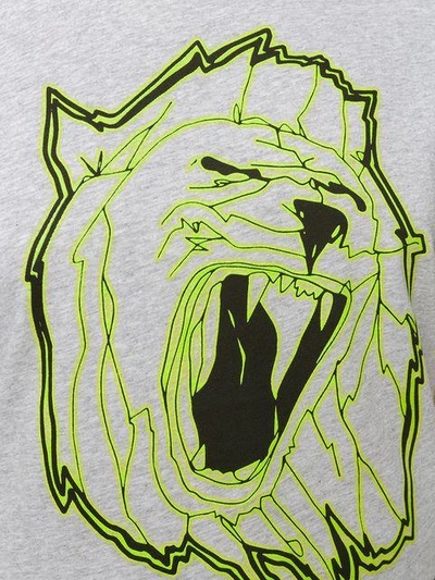 狮头印花T恤