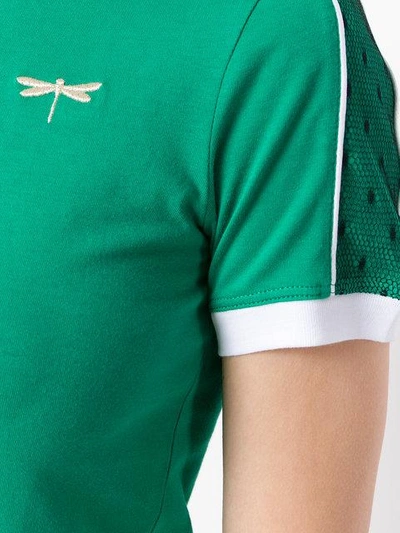 Shop Red Valentino Dragonfly Logo T-shirt - Green