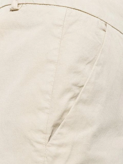 Shop Kiltie Cropped Trousers In Neutrals