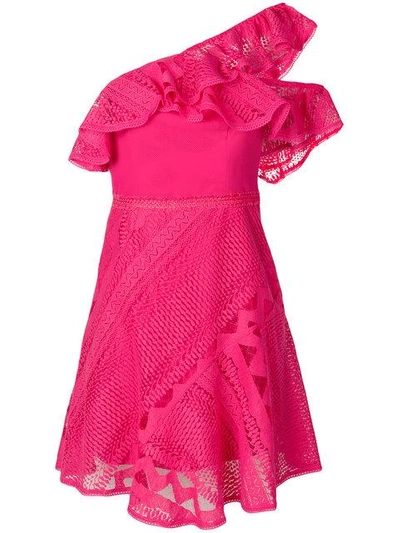 Shop Three Floor Forward Frills Dress In Pink