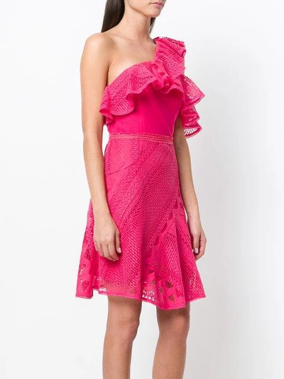 Shop Three Floor Forward Frills Dress In Pink