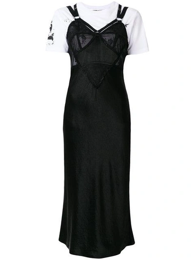 Shop Mcq By Alexander Mcqueen Mcq Alexander Mcqueen Slip Dress - Black