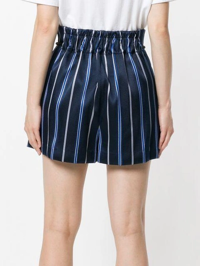 Shop 3.1 Phillip Lim / フィリップ リム Striped Tailored Shorts In Blue