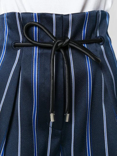 Shop 3.1 Phillip Lim / フィリップ リム Striped Tailored Shorts In Blue