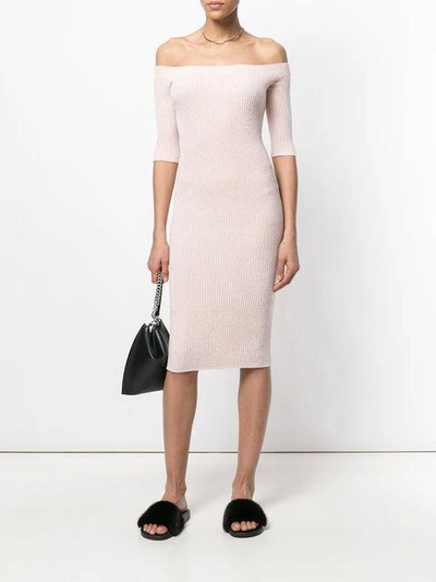 Shop Helmut Lang Seamless Midi Dress