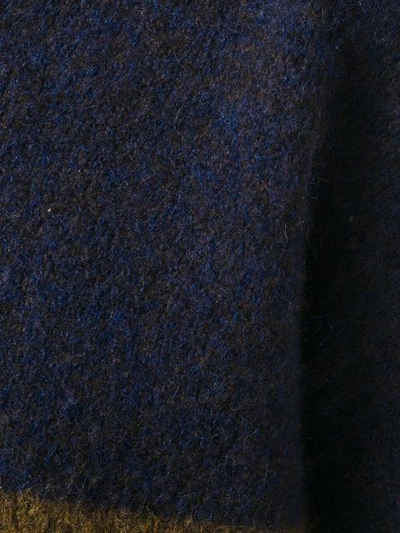 Shop Woolrich Colour Block Jumper In Blue