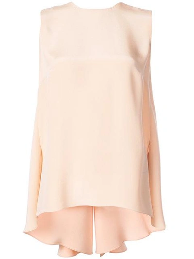 Shop Adam Lippes Knot Back Tank Top In Pink