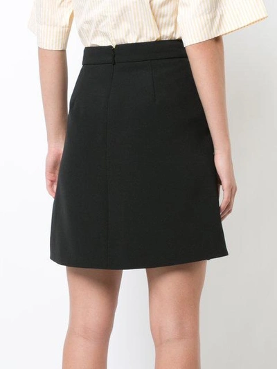 Shop Kate Spade Ruffle-trim A-line Mini Skirt