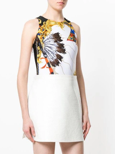 Shop Versace Body Mit Print In White