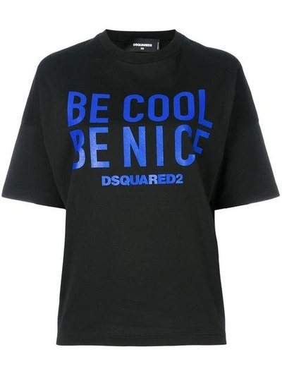 Shop Dsquared2 Be Cool Be Nice T-shirt