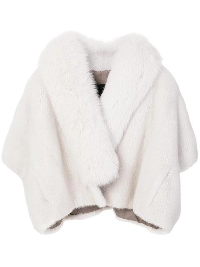 Shop Blancha Cape In White