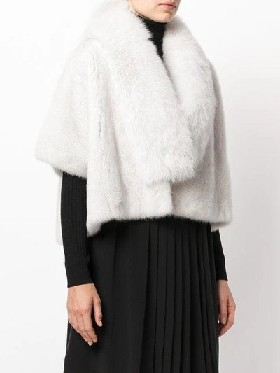 Shop Blancha Cape In White