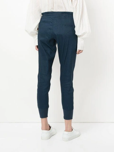 Shop Lee Mathews Bobby Trousers In Blue