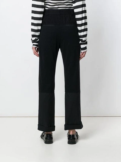 Shop Haider Ackermann High Waist Straight Trousers - Black
