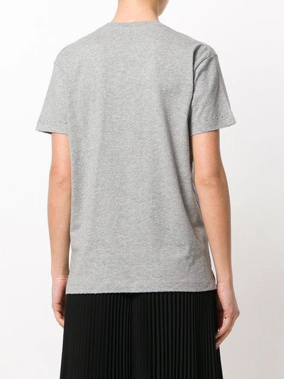 Shop Red Valentino Star Studded Print T-shirt In Grey