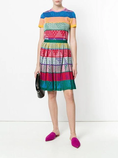 Shop Mary Katrantzou Sparkle Mandy Skirt In Multicolour