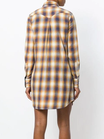 Shop R13 Plaid Shirt Dress