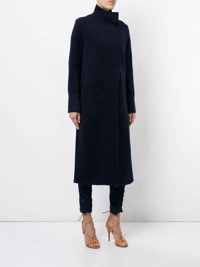 Shop Manning Cartell Cloud Scapes Coat In Blue