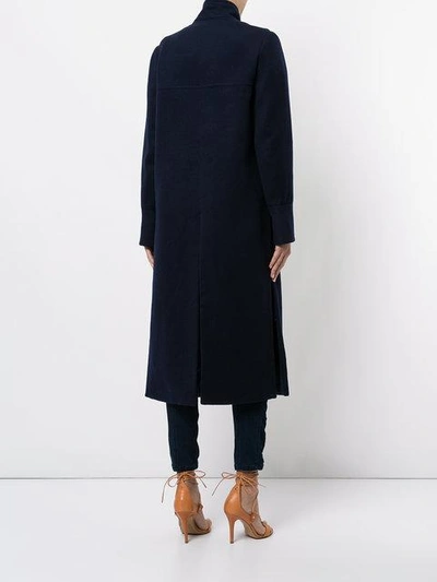 Shop Manning Cartell Cloud Scapes Coat In Blue