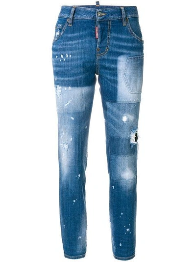 Shop Dsquared2 Cool Girl Jeans In 470 Denim