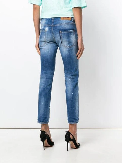 Shop Dsquared2 Cool Girl Jeans In 470 Denim