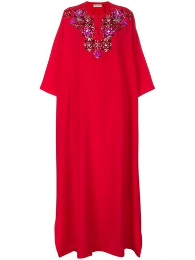 Shop Emilio Pucci Embellished Maxi Dress