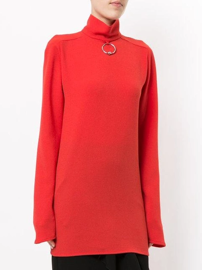 Shop Strateas Carlucci Funnel Top In Red