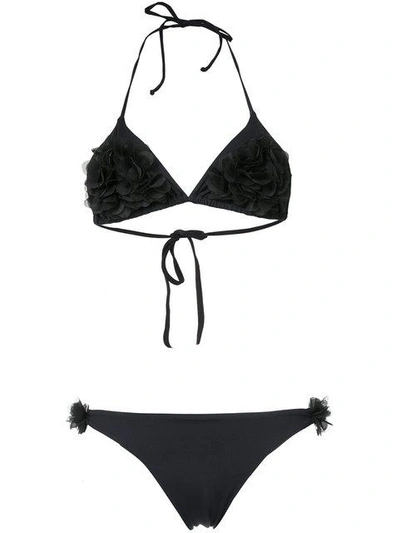 Shop La Reveche Shayna Bikini Set In Black