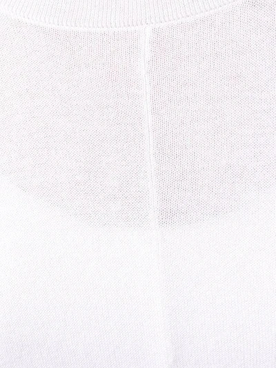 Shop Allude Sweater Dress In White