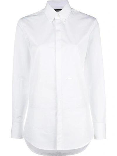 Shop Dsquared2 Tailored Fitted Top In White