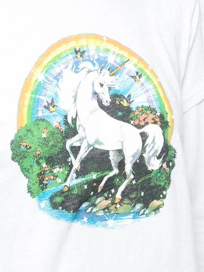 Shop Re/done Unicorn Dream T-shirt - White