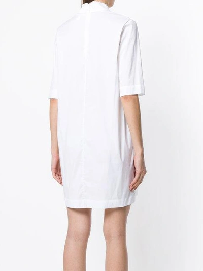 Shop Paskal High Neck Dress - White