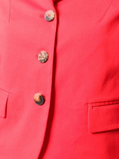 Shop Alberto Biani Single Breasted Blazer In Red