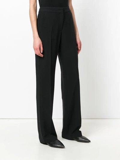 Shop N°21 Straight Tailored Trousers In Black