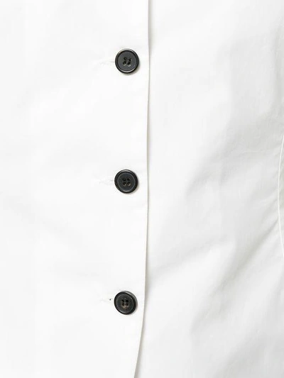 Shop Aalto Plain Waistcoat - White