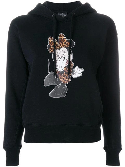 Shop Marcelo Burlon County Of Milan Leopard Minnie Hoodie - Black