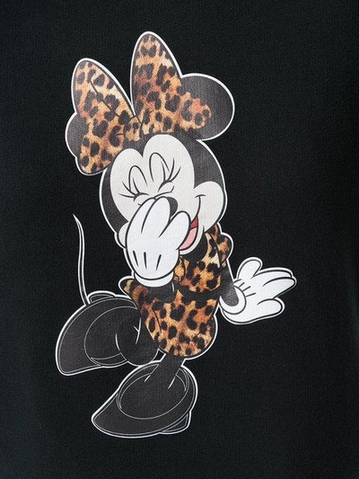 Shop Marcelo Burlon County Of Milan Leopard Minnie Hoodie - Black